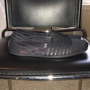Black Memory Foam Skechers Bobs
